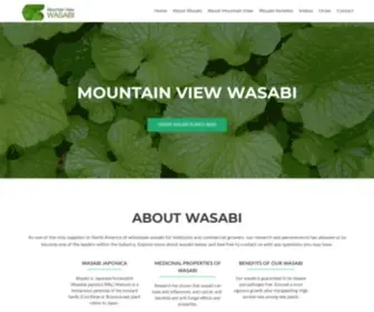 Mountainviewwasabi.com(Mountain View Wasabi) Screenshot