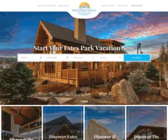 Mountainvillageestespark.com(Luxury Estes Park Cabins & Vacation Rentals) Screenshot