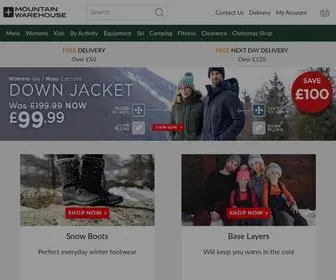 Mountainwarehouse.com(Outdoor Clothing & Equipment) Screenshot