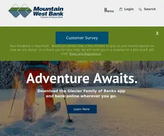 Mountainwestbank.com(Mountain West Bank totally FREE checking and a FREE gift) Screenshot