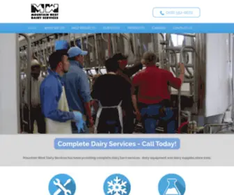 Mountainwestdairy.com(Dairy Services) Screenshot