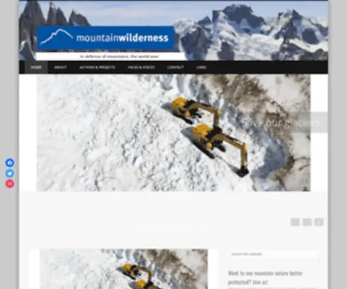 Mountainwilderness.org(Mountain Wilderness) Screenshot