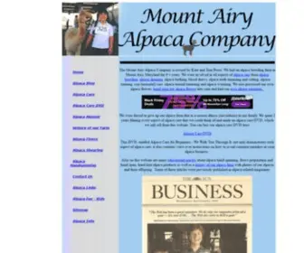 Mountairyalpacas.com(Mountair Alpacas) Screenshot