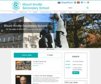 Mountanville.ie(Mount Anville Secondary School) Screenshot