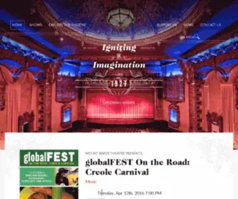 Mountbakertheatre.com(Mount Baker Theatre) Screenshot