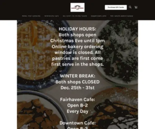 Mountbakery.com(Mount Bakery Cafe) Screenshot