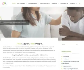 Mountbattoncare.com(Providing Care In The Community) Screenshot