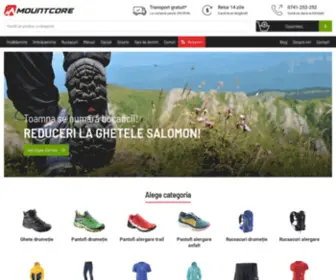 Mountcore.ro(Magazin online dedicat muntelui) Screenshot