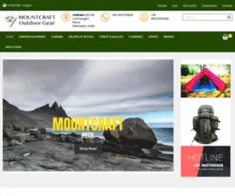 Mountcraft.com(Camping Equipment) Screenshot