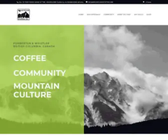 Mountcurriecoffee.com(Mount Currie Coffee Co) Screenshot