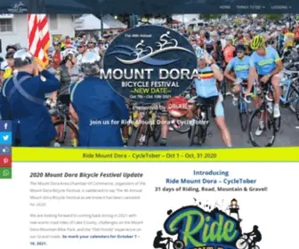 Mountdorabicyclefestival.com(Mount Dora Bicycle Festival) Screenshot