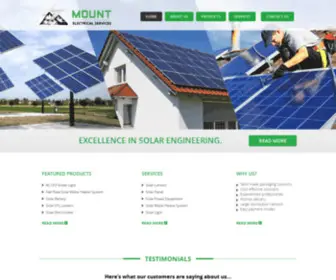 Mountelectricalservices.com(Honeywell Solar Water Heater) Screenshot