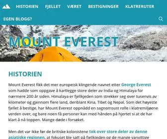 Mounteverest.no(Mount Everest) Screenshot