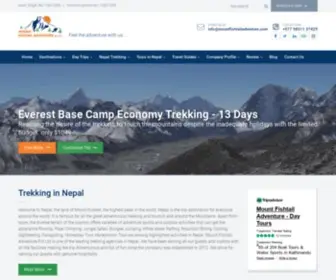 Mountfishtailadventure.com(Trekking and Hiking in Nepal) Screenshot