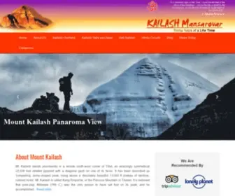 Mountkailash.com(Mount Kailash Mansarovar) Screenshot