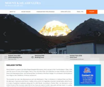 Mountkailashyatra.com(Best Travel Guide for mansarovar Yatra) Screenshot