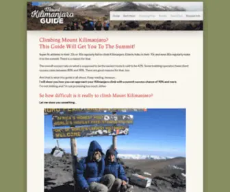 Mountkilimanjaroguide.com(Climbing Mount Kilimanjaro) Screenshot