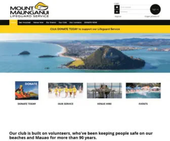 Mountlifeguards.co.nz(Our) Screenshot