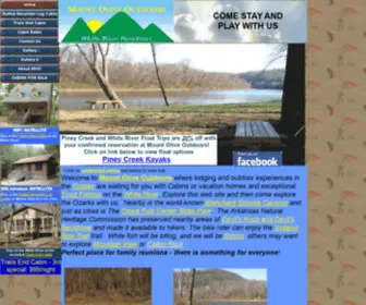 Mountoliveoutdoors.com(Mount Olive Outdoors Vacations on White River in Arkansas Ozarks) Screenshot