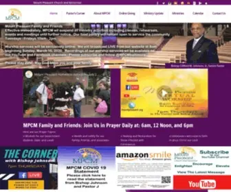 Mountpleasant.org(Mount Pleasant Church and Ministries) Screenshot