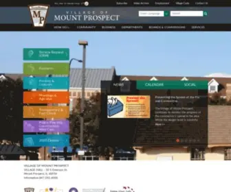 Mountprospect.org(Village of Mount Prospect) Screenshot