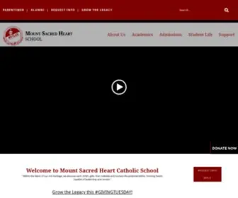 Mountsacredheart.org(Mount Sacred Heart School) Screenshot