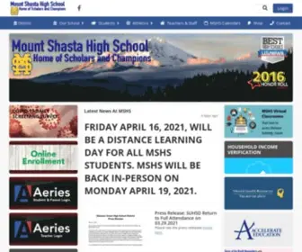 Mountshastahighschool.com(Mountshastahighschool) Screenshot