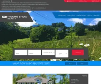 Mountsnowrealty.com(Mount Snow Realty) Screenshot