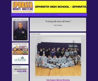 Mountswrestling.com(Ephrata High School Wrestling Program) Screenshot