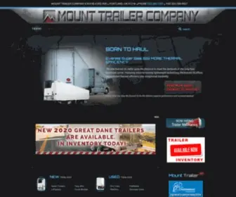 Mounttrailer.com(Mount Trailer Company) Screenshot