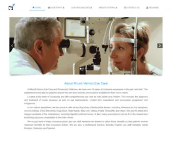 Mountvernoneyecare.com(Mount Vernon Eye Care P.C) Screenshot