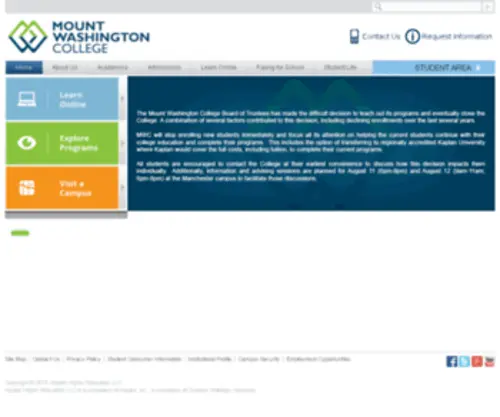 Mountwashington.edu(Mountwashington) Screenshot