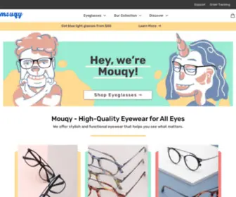 Mouqy.com(Mouqy Eyewear) Screenshot