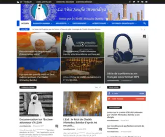 Mouridiya.org(Site web Francophone sur le Mouridisme) Screenshot