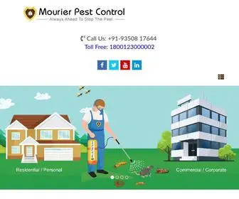 Mourierpestcontrol.in(Best Pest Control Services in Delhi) Screenshot