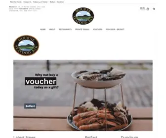 Mourneseafood.com(Fresh Shellfish) Screenshot