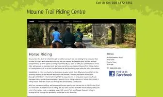 Mournetrailridingcentre.co.uk(Horse Riding) Screenshot