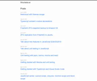 Mourtada.se(I’m a developer) Screenshot