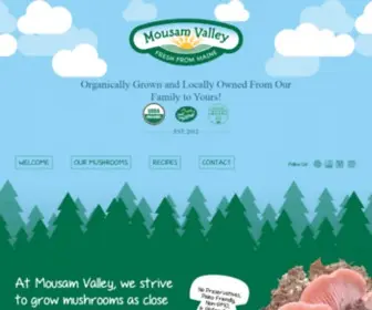 Mousamvalleymushrooms.com(Organic Mushrooms) Screenshot