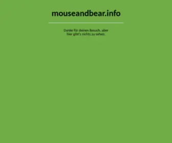 Mouseandbear.info(Mouseandbear info) Screenshot