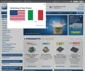 Mouser.it(Mouser Electronics Italia) Screenshot