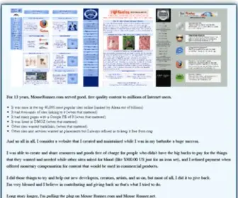 Mouserunner.com(Firefox Guide) Screenshot