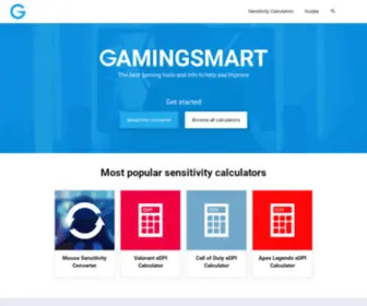 Mousesensitivityconverter.com(GamingSmart) Screenshot