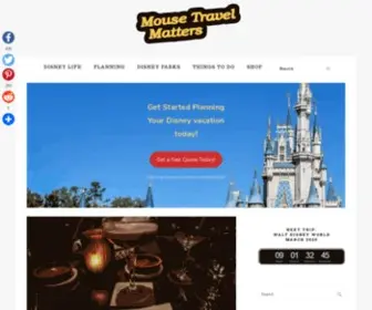 Mousetravelmatters.com(Mouse Travel Matters) Screenshot