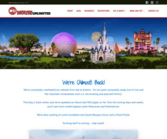 Mouseunlimited.com(The Ultimate Disney Travel Agency) Screenshot