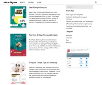 Moussyusa.com(Design library all about design you need) Screenshot