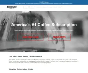Moustachecoffeeclub.com(The Best Coffee Subscription and Coffee Gifts) Screenshot