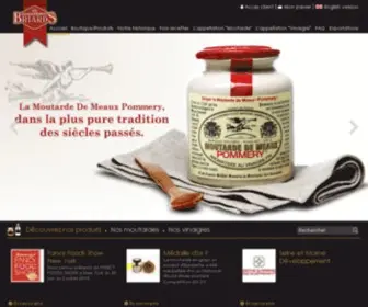 Moutarde-DE-Meaux.com(Assaisonnements Briards) Screenshot