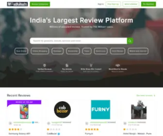 Mouthshut.com(Consumer reviews on Movies) Screenshot