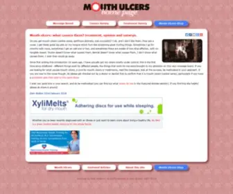 Mouthulcers.org(Mouth Ulcers) Screenshot